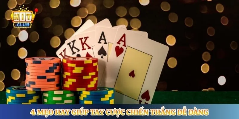 4 mẹo hay giúp tay cược chiến thắng dễ dàng 