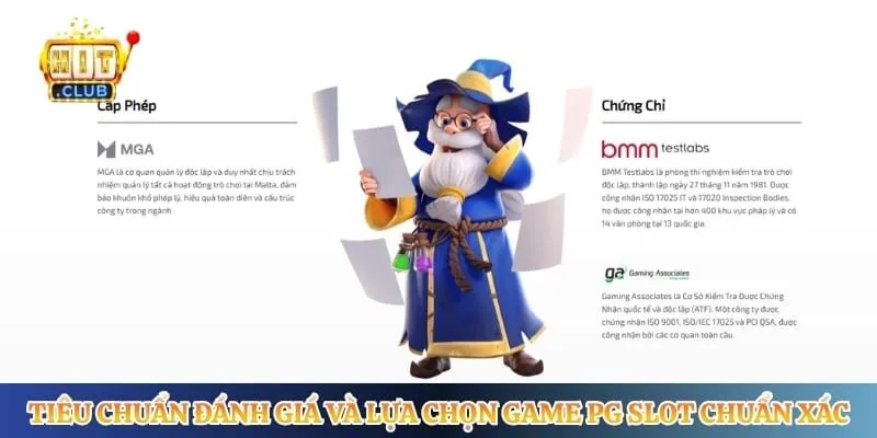 Tiêu chuẩn đánh giá và lựa chọn game PG slot chuẩn xác